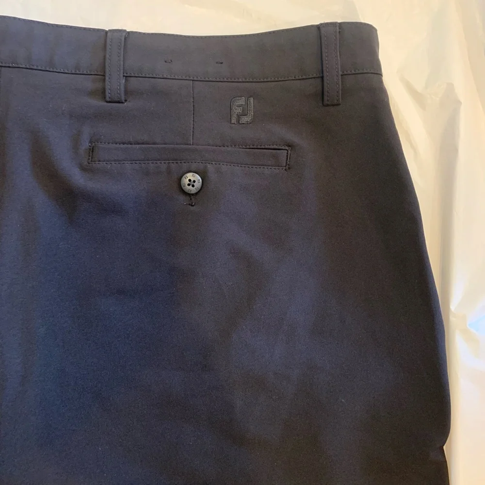 Foot Joy Performance Flat Front Men’s Black Golf Shorts Size 40